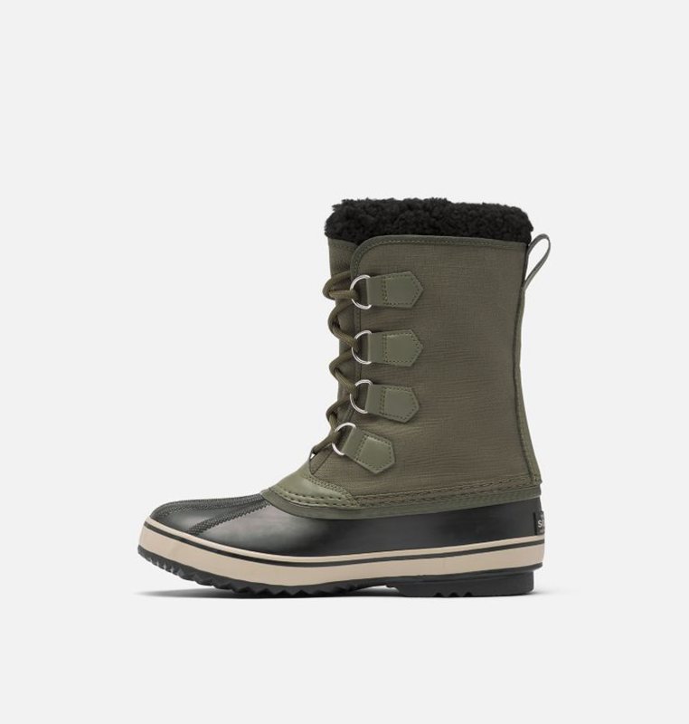 Botas Nieve Sorel Hombre - 1964 Pac™ Nylon Verde Oscuro/Negras - 45607-BNYG